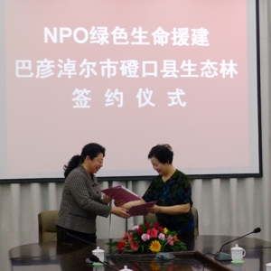 2011年乌兰布和沙漠植树